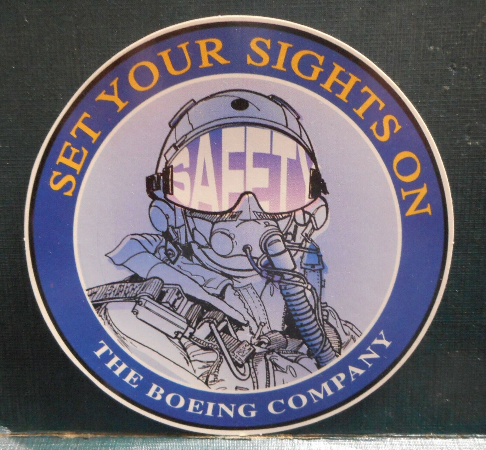Boeing Set Your Sights On Safety Pilot Sticker