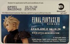 Final Fantasy VII- NYC MetroCard-Expired, Mint condition picture