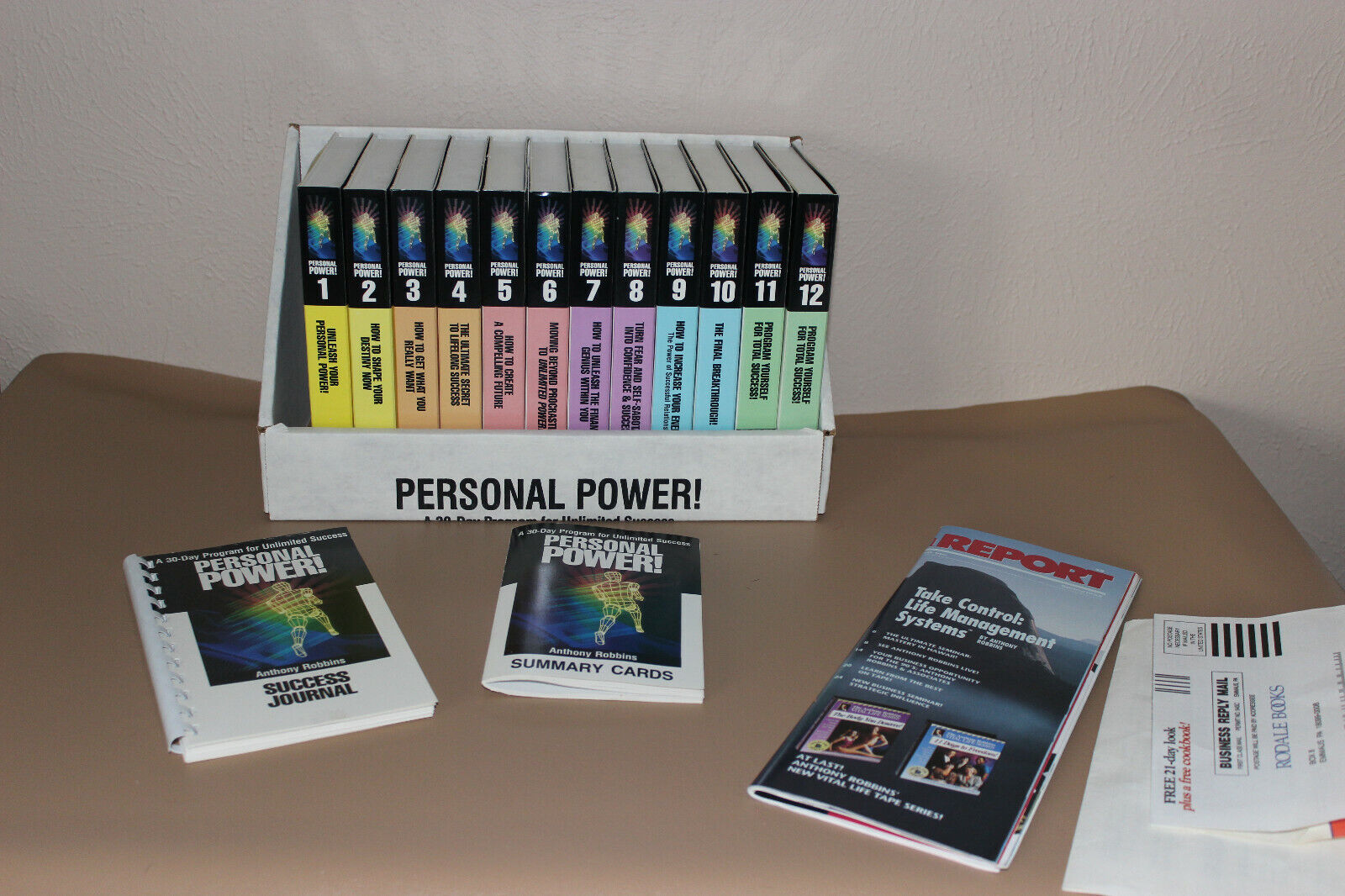 TONY ROBBINS Personal Power 30 Day Success Program 12 Vol 24 Cassette Tapes 1989